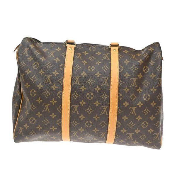 LOUIS VUITTON Flanerie 45 Shoulder Bag Monogram Leather Brown - Picture 3 of 14